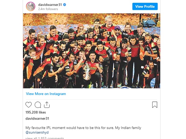 खिताब दिलाने में वाॅर्नर ने नहीं छोड़ी थी कोई कसर