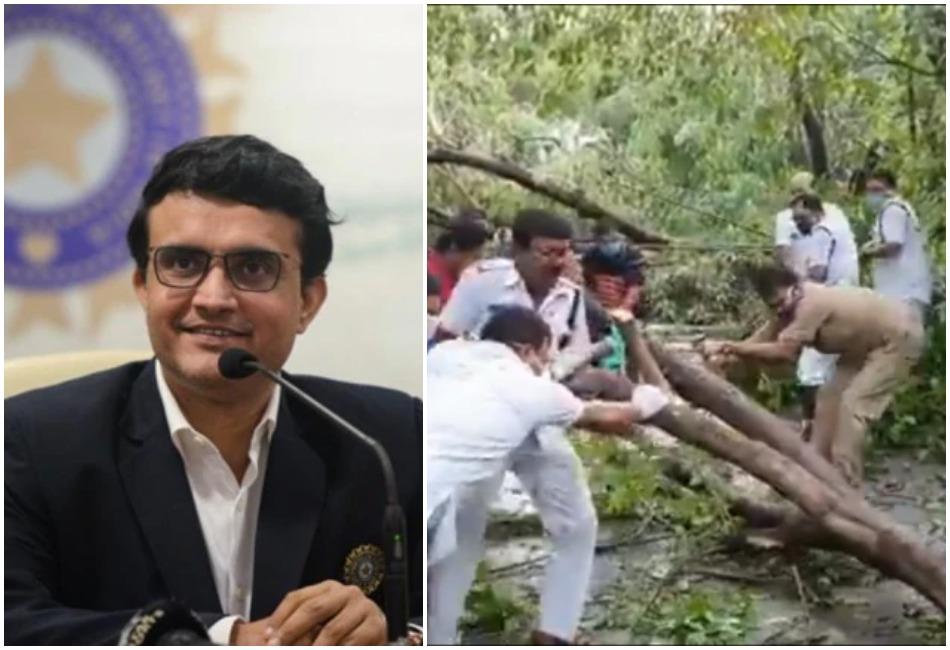 Cyclone Amphan: कोलकाता पुलिस पर गांगुली को गर्व, BCCI बॉस ने शेयर किया VIDEO
