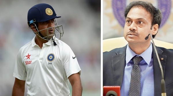 हाल में ही एमएसके प्रसाद पर फूटा था गंभीर का गुस्सा-