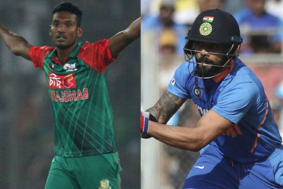 'विराट कोहली बैटिंग नहीं स्लेजिंग करते हैं', बांग्लादेशी गेंदबाज को नहीं लगते महान खिलाड़ी