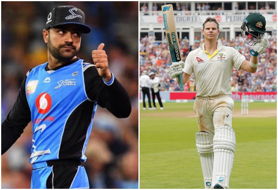 राशिद खान ने करके दिखाई स्टीव स्मिथ के अंदाज में बल्लेबाजी, वीडियो हुआ वायरल