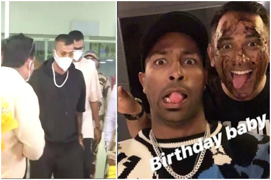 धोनी का जन्मदिन मनाने चार्टेड प्लेन से रांची पहुंचे पांड्या बंधु, माही को मिला बर्थडे सरप्राइज