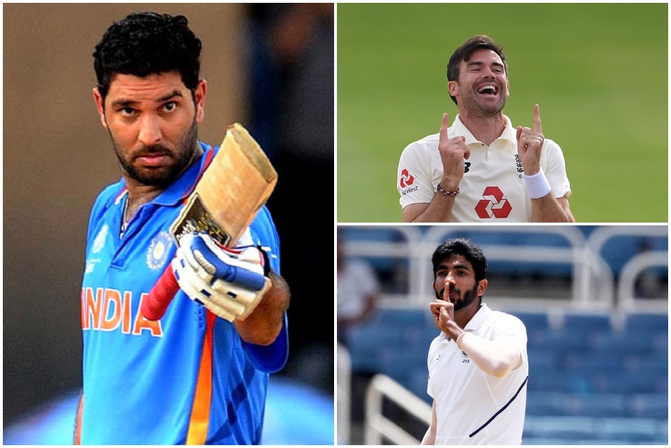 एंडरसन के 600 विकेटों के बाद युवराज ने बुमराह को दिया टेस्ट मैचों में इतने विकेट का लक्ष्य