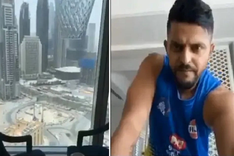 IPL 2020 : रैना ने दिखाया अपने होटल के कमरे से बाहर का नजारा, वीडियो किया शेयर