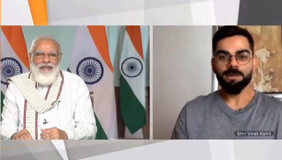 PM मोदी ने की कोहली से फिटनेस पर चर्चा, कहा- दिल्ली के छोले-भटूरे का तो बड़ा नुकसान हो गया