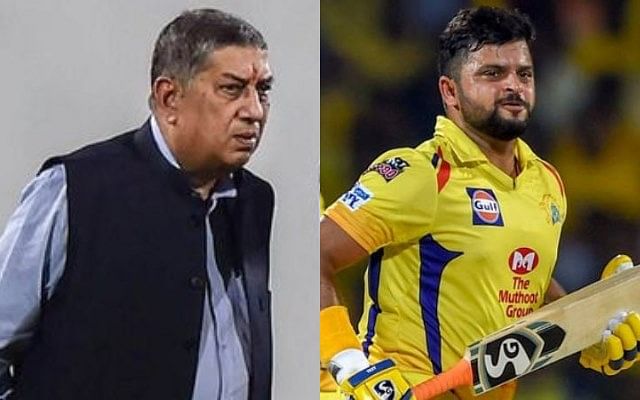 IPL 2020: बेटे की तरह हैं सुरेश रैना, पर वापसी को लेकर श्रीनिवासन ने झाड़ा पल्ला