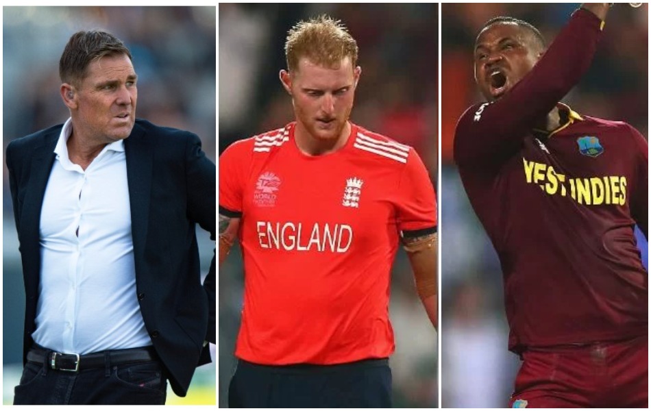 स्टोक्स और उनकी पत्नी पर भद्दा कमेंट करने पर सैमुअल्स को वार्न ने दिया करारा जवाब