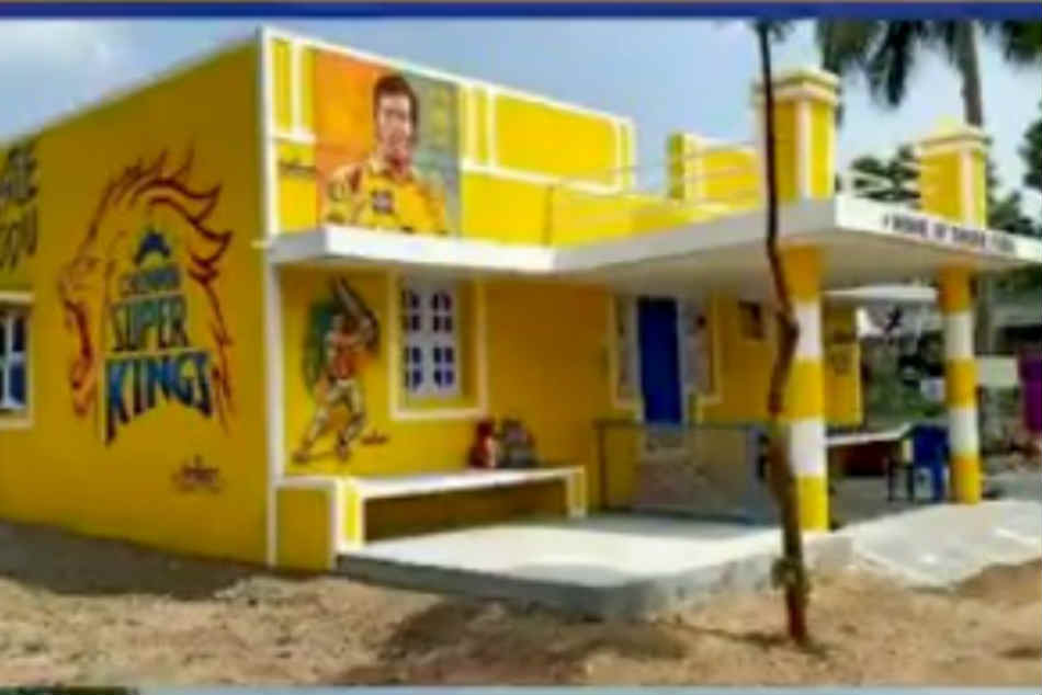 CSK के फैन ने पूरे घर को टीम के रंग में रंगा, महेंद्र सिंह धोनी ने दी प्रतिक्रिया