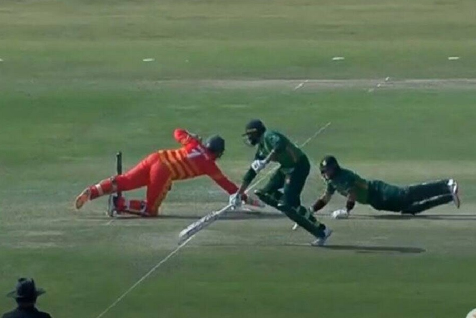 ऐसा रन आउट पाकिस्तान टीम में ही देखने को मिलता है, खूब उड़ा मजाक