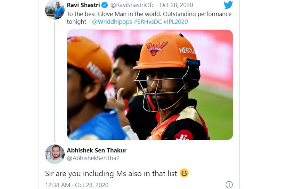 साहा की तारीफ शास्त्री को पड़ी भारी, लोगों ने लगा दी क्लास