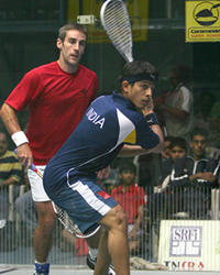 भारत विश्‍व पुरुष स्‍कवैश चैम्पियनशिप के क्‍वार्टरफाइनल में पहुंचा