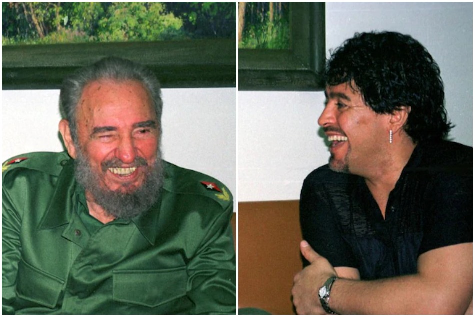 Diego Maradona also expressive on political views, regards Fidel Castro as his second father