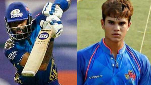 Surya Kumar Yadav ने लगाया रनों का अंबार, सचिन तेंदुलकर के बेटे के ओवर में जड़े 21 रन