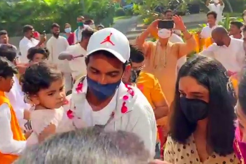 6 महीने बाद अपनी बेटी से मिले अजिंक्य रहाणे, लिखा बेहद इमोशनल पोस्ट