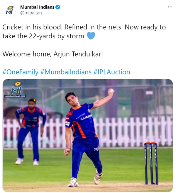 'अर्जुन पर सचिन के बेटे होने के कारण बड़ा टैग लगा है'