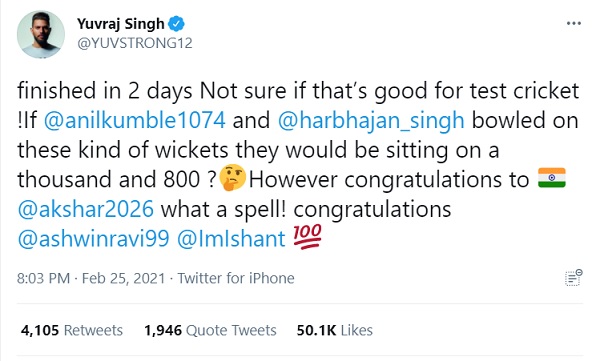 yuvraj singh tweet