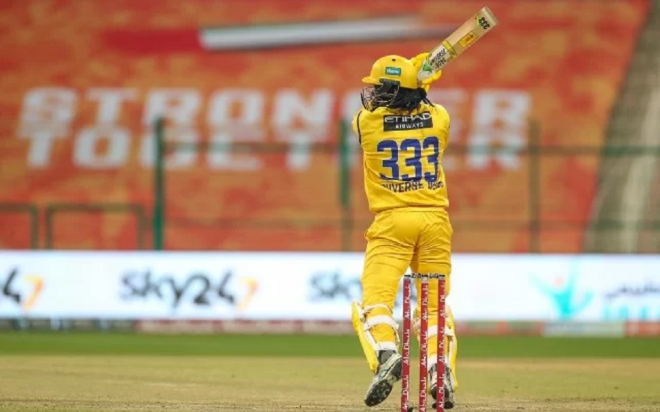 Abu Dhabi T10: 22 गेंदों पर 84 रन, क्रिस गेल के तूफान में उड़े मराठा अरेबियन्स