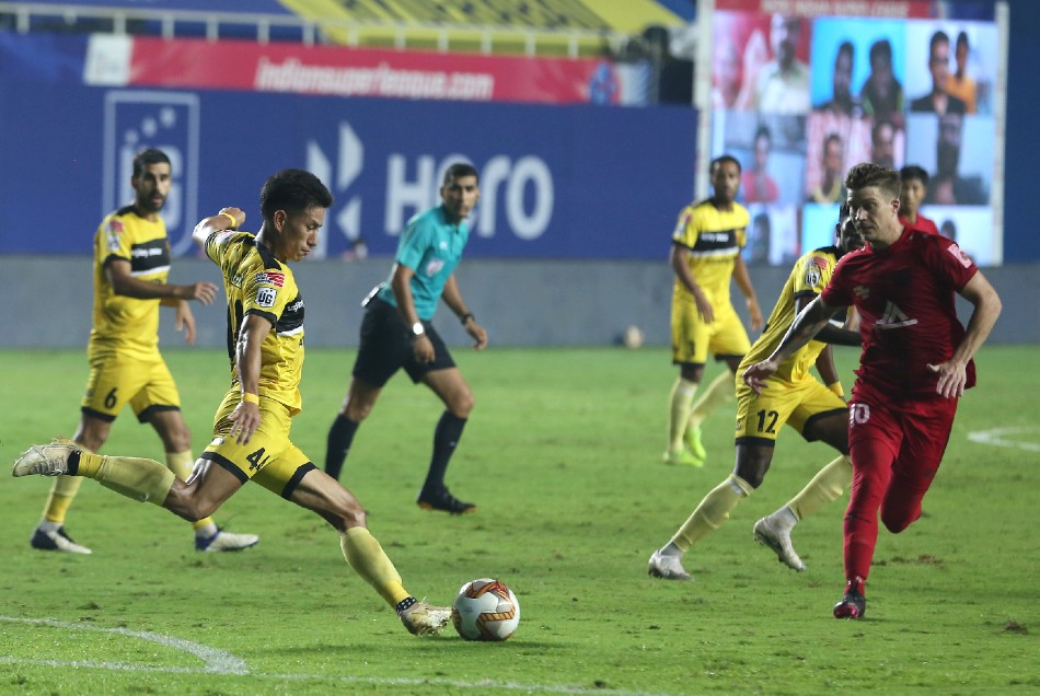 ISL 2020-21: नॉर्थईस्ट के खिलाफ गोल रहित ड्रॉ खेल तीसरे नंबर पर पहुंचा हैदराबाद