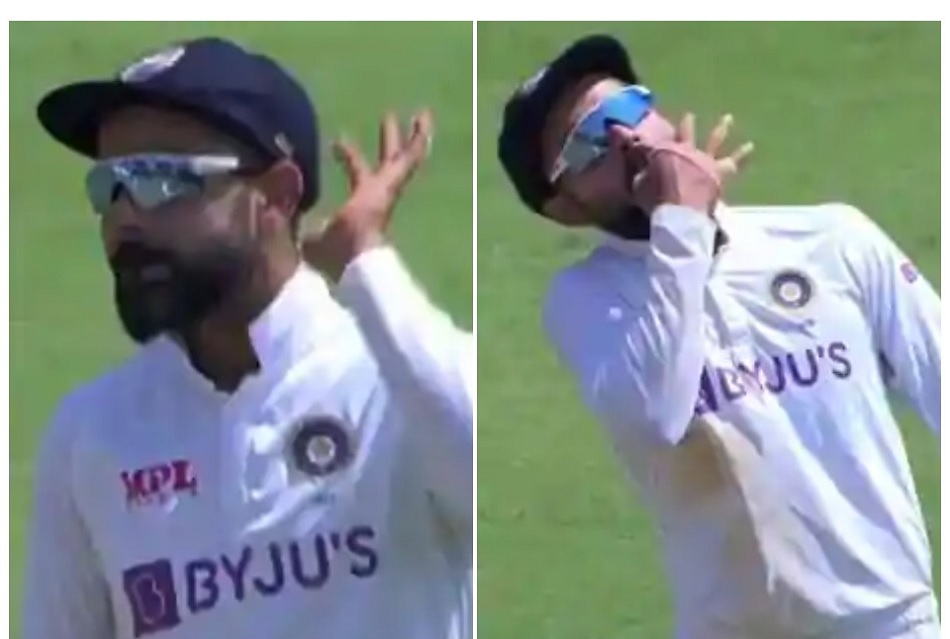 IND vs ENG: चेन्नई में कोहली ने बजाया 'व्हिसलपोडु', दर्शकों को भी करने के लिए कहा