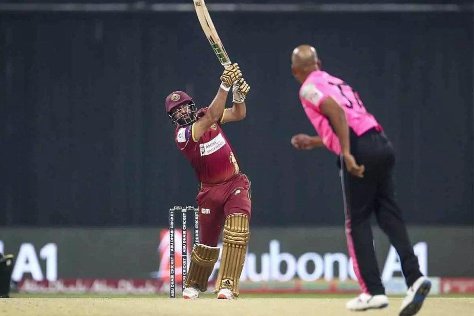 T10 League : वसीम मुहम्मद ने 12 गेंदों में जड़ी फिफ्टी, 4.3 ओवर में ही जीत गई टीम