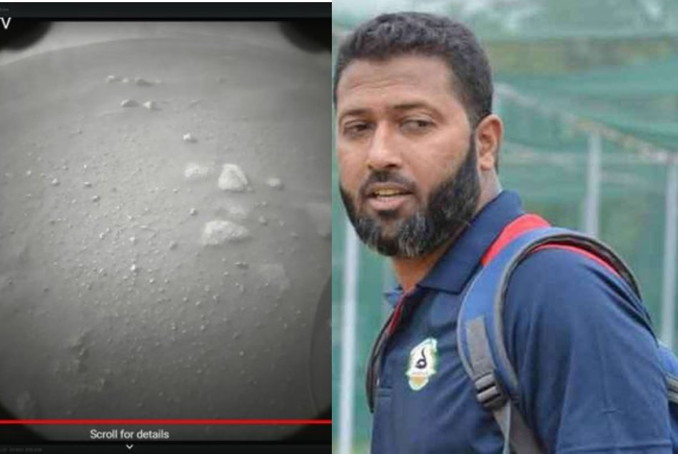 वसीम जाफर ने इंग्लैंड टीम को किया ट्रोल, नासा की तस्वीर शेयर कर बताई कैसी है भारतीय पिचें