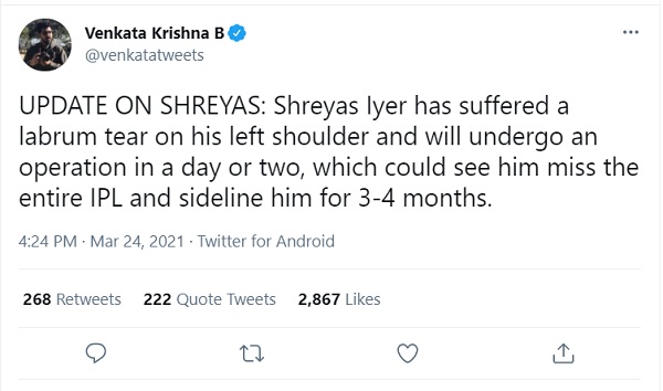 Shreyas Iyer