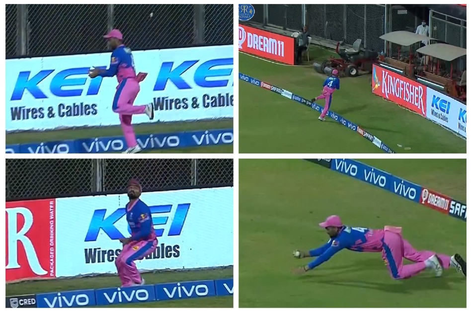 PBKS vs RR: केएल राहुल के शतक के आड़े आया तेवतिया का शानदार कैच, क्या आपने देखा