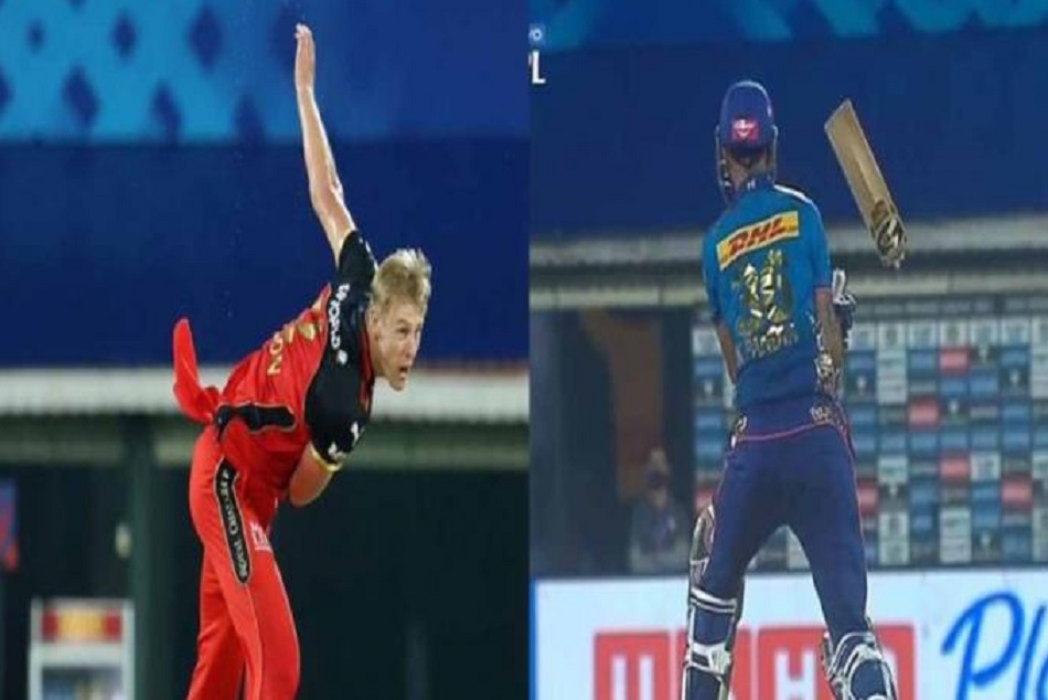 काइल जैमीसन की गेंद पर टूटा क्रुणाल पांड्या का बल्ला, वायरल हुआ वीडियो