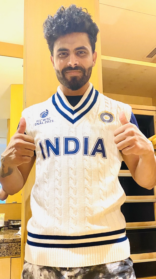 Ravindra Jadeja shares new team India jersey for WTC final against New Zealand