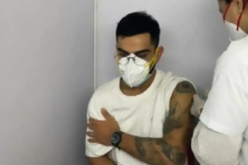 विराट कोहली ने कोविड वैक्सीन की पहली खुराक ली, लोगों से की खास अपील