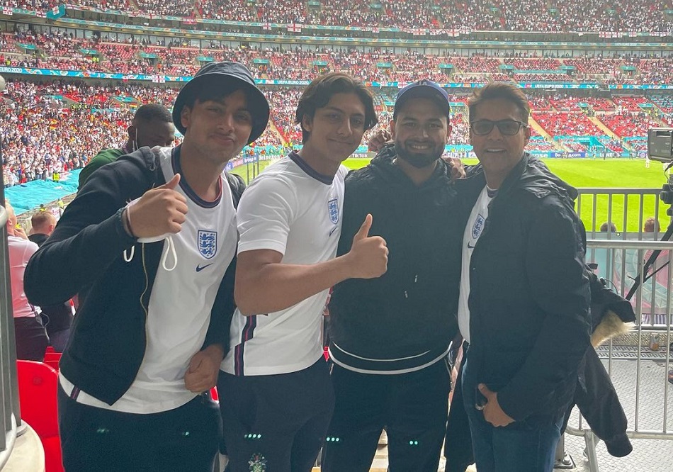 ऋषभ पंत ने उठाया इंग्लैंड और जर्मनी के बीच यूरो 2020 की टक्कर का लुत्फ