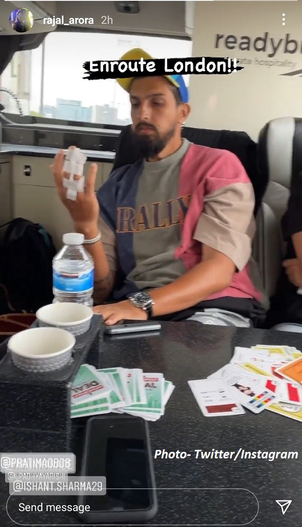 Ishant Sharma got many stitches in his right hand fingers