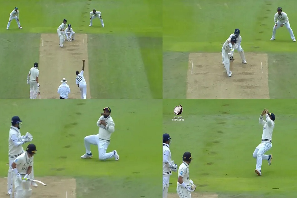 VIDEO : रहाणे ने किया शानदार कैच, पहले हाथ से निकल गया लेकिन फिर यूं लपका