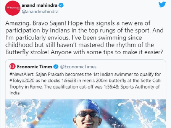 आनंग महिंद्रा ने इसे बताया नए युग की शुरूआत