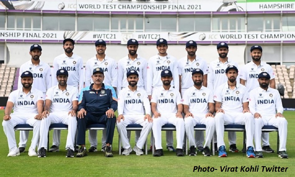 WTC Final से पहले विराट कोहली ने एजेस बाउस से शेयर की पूरी टीम की तस्वीर