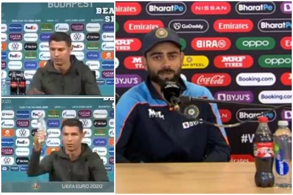 प्रेस कॉन्फ्रेंस में रोनाल्डो वाला 'दम' नहीं दिखा पाए विराट कोहली, फैंस हुए निराश