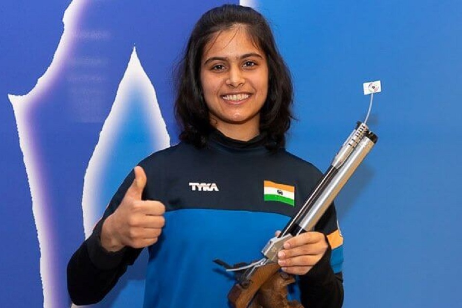 Tokyo Olympics : मनु भाकर 25 मीटर पिस्टल क्वालीफिकेशन स्पर्धा में 5वें स्थान पर बनाई जगह