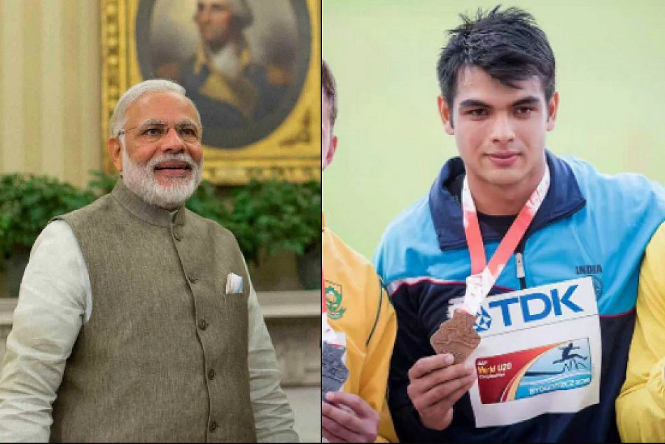 प्रधानमंत्री नरेंद्र मोदी से फोन पर बाचतीच के दौरान नीरज चोपड़ा ने की खास मांग