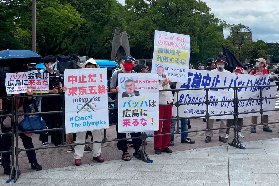 'ओलंपिक रद्द करो', IOC के अध्यक्ष थाॅमस का जमकर हुआ विरोध