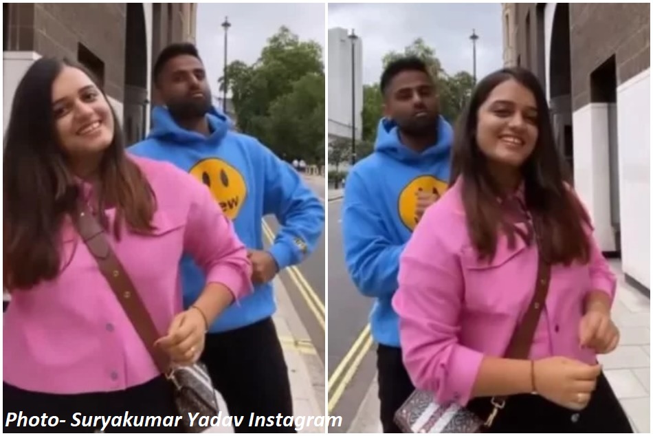 लंदन की गलियों में पत्नी के साथ सूर्यकुमार ने किया डांस, 65 दिनों बाद हुई दोनों की मुलाकात