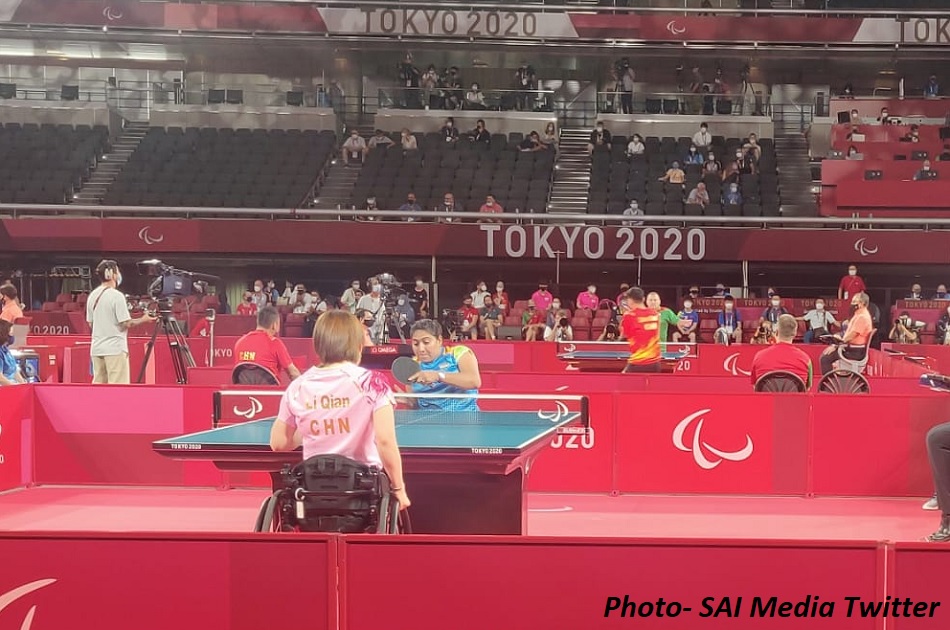 Tokyo Paralympics: हारने से पहले सोनल पटेल ने चीनी खिलाड़ी को दी जबरदस्त फाइट