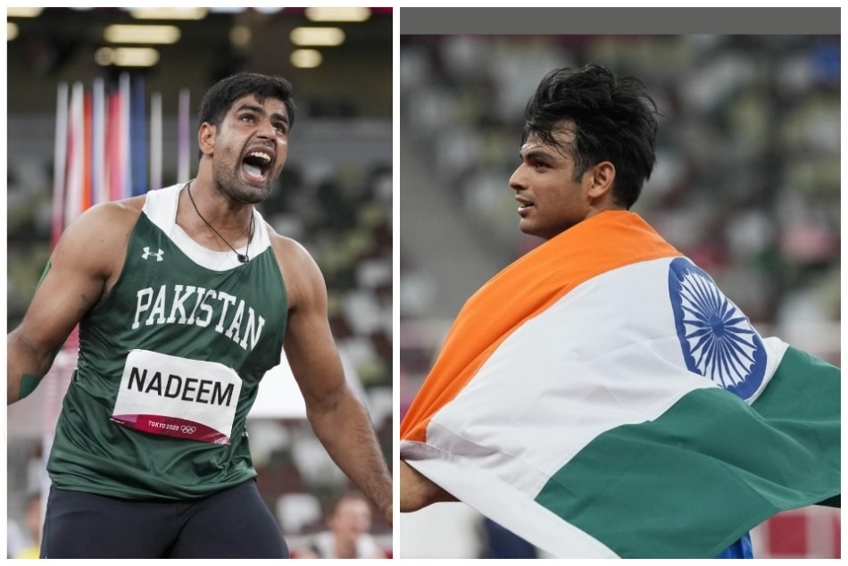 Why Arshad Nadeem took Neeraj Chopras Javelin just before first throw, VIDEO viral on social media