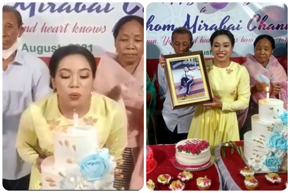 मीराबाई चानू ने खास अंदाज में मनाया अपना जन्मदिन, सामने आईं तस्वीरें
