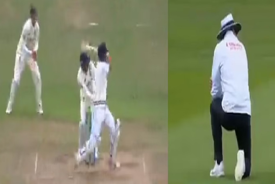 पुजारा ने मारा ऐसा शाॅट, जिससे हो सकता था बड़ा हादसा, अंपायर समह उठा