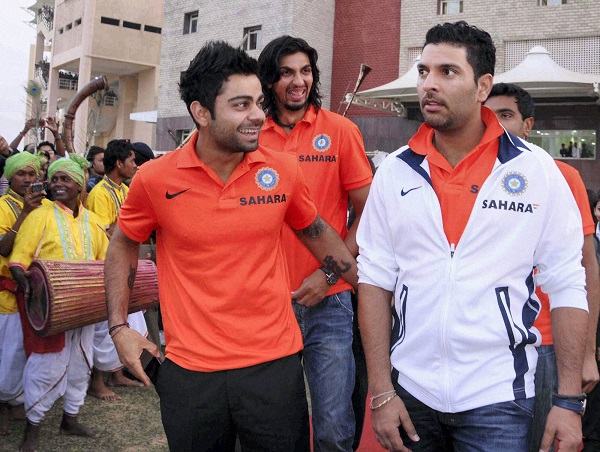 युवराज ने ईशांत शर्मा की खूब फिरकी ली-