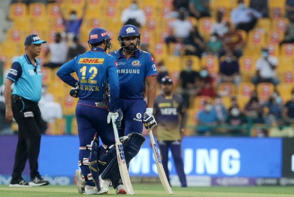 MI vs KKR: अबुधाबी में रोहित ने की रिकॉर्ड तोड़ वापसी, डिकॉक के अर्धशतक से मुंबई ने ठोंके 155 रन