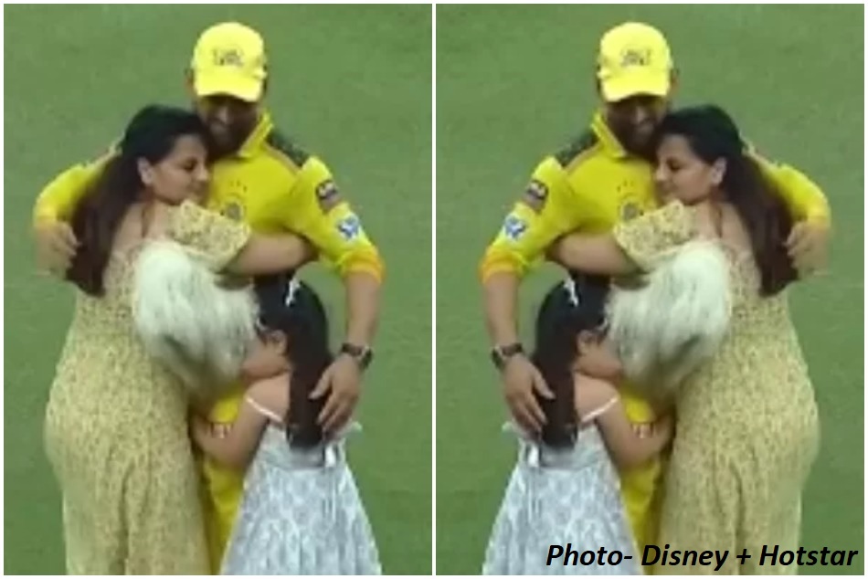 IPL 2021: MS Dhoni celebrates another CSK title win with wife Sakshi and daughther Ziva