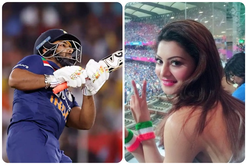 ऋषभ पंत ने मारा छक्का तो खुश हुईं उर्वशी रौतेला, अक्षय कुमार भी आए नजर