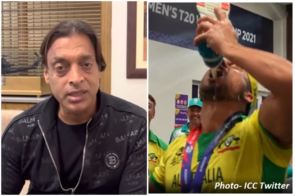 शोएब अख्तर को पसंद नहीं आया जूते में बीयर भरकर पीना, पूछा- ये थोड़ा घिनौना नहीं है?