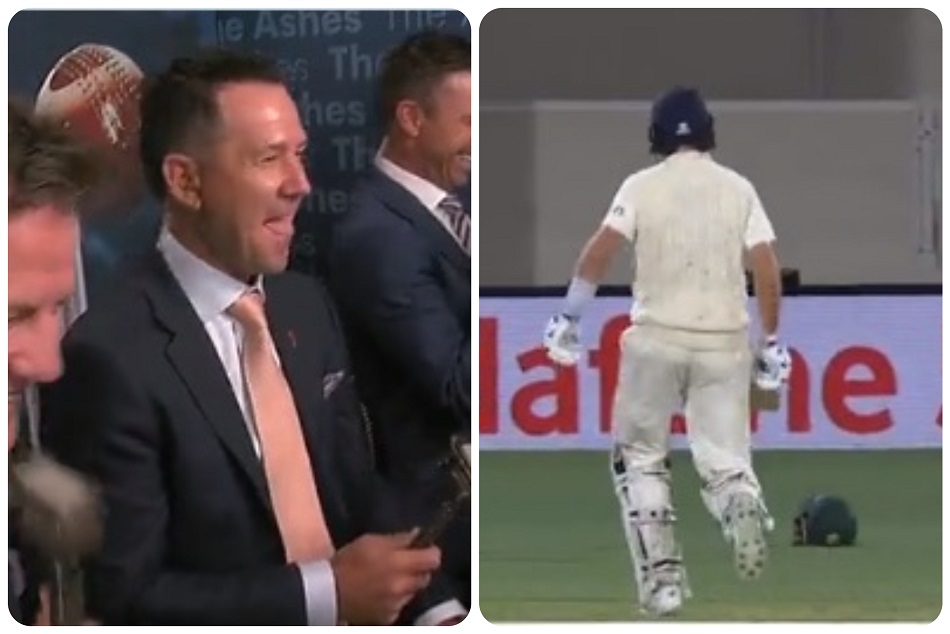 जो रूट के प्राइवेट पार्ट पर लगी गेंद, अजीब तरीके से दाैड़े तो हंस पड़े रिकी पोंटिंग